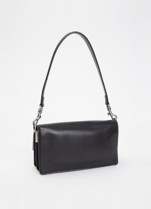 Kurt Geiger Sloane Soft schoudertas van leer met studs - achterkant 4 zwart