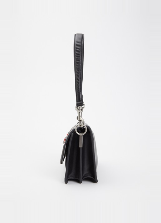 Kurt Geiger Sloane Soft schoudertas van leer met studs - detail 2 zwart