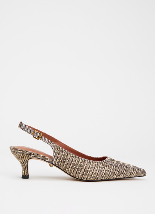 Kurt Geiger Stepney slingback met strass
