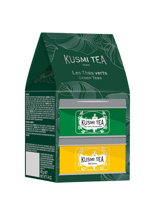 Kusmi Tea BB Detox & Spearmint Green Tea losse thee 2 stuks in giftbox