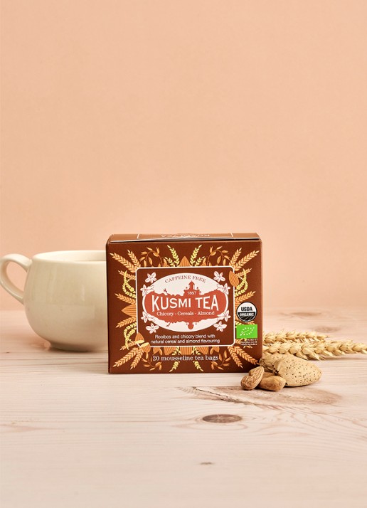Kusmi Tea Chicory theezakjes 20 stuks - voorkant 2 beige