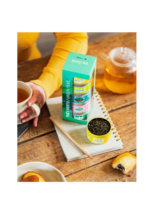 Kusmi Tea Green Teas theeset met losse thee 5 x 25 gram - detail 3 undefined