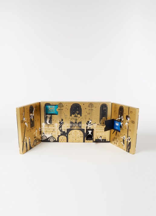 Kusmi Tea Tsarevna biologische thee adventskalender in Roaring Twenties editie 24 stuks - detail 3 goud