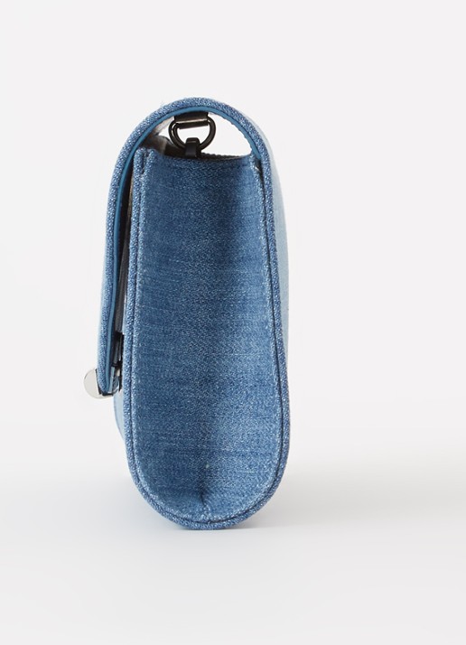 L.K.Bennett Lucy clutch van denim - detail 4 indigo