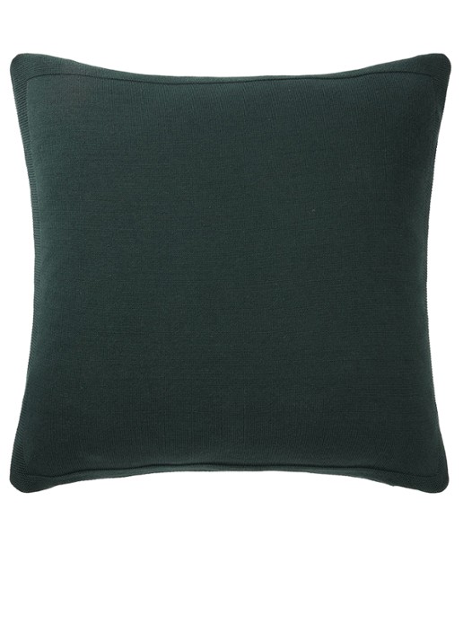 Lacoste L Blason sierkussenhoes 45 x 45 cm - achterkant bronsgroen
