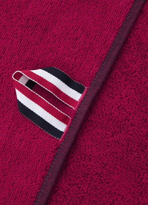 Lacoste L Casual badlaken - 450 gr/m2 - 70 x 140 cm - detail lime