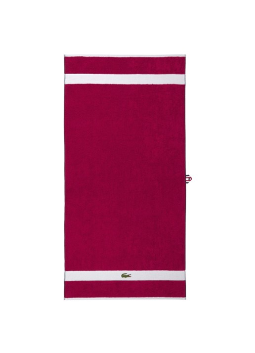 Lacoste L Casual badlaken - 450 gr/m2 - 70 x 140 cm - voorkant 2 lime
