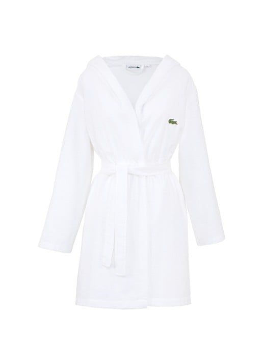 Lacoste L Confort badjas met logoborduring