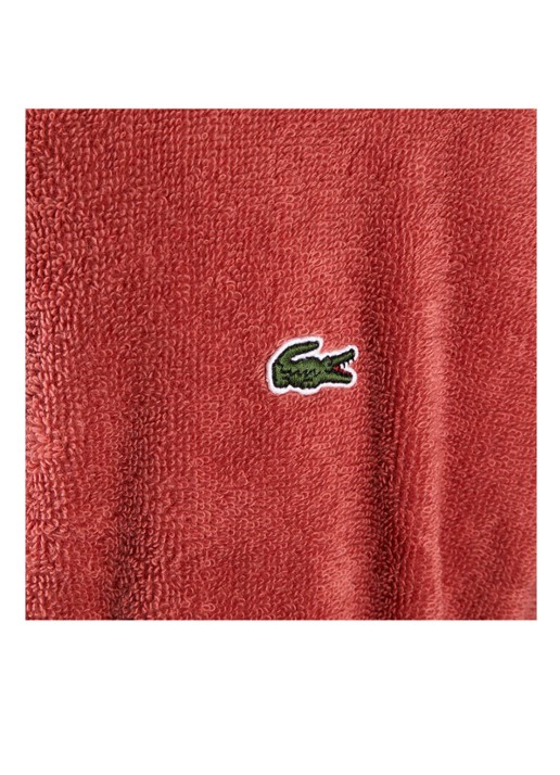 Lacoste L Defile badjas van  katoen - unisex - detail 9 rood