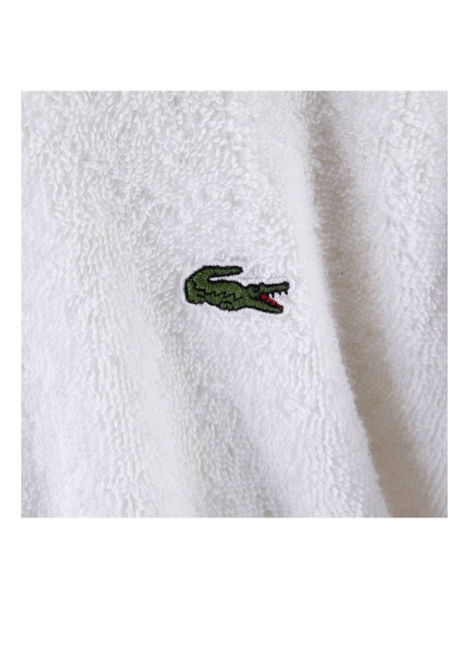 Lacoste L Defile badjas van  katoen - unisex - detail 9 wit