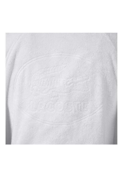 Lacoste L Defile Blanc kimono van  katoen - voorkant wit