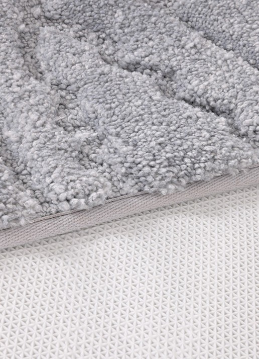 Lacoste L Héritage badmat 50 x 80 cm - detail 3 grijs