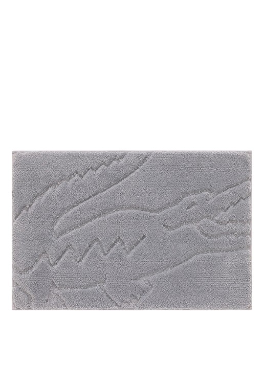 Lacoste L Héritage badmat 50 x 80 cm - voorkant grijs