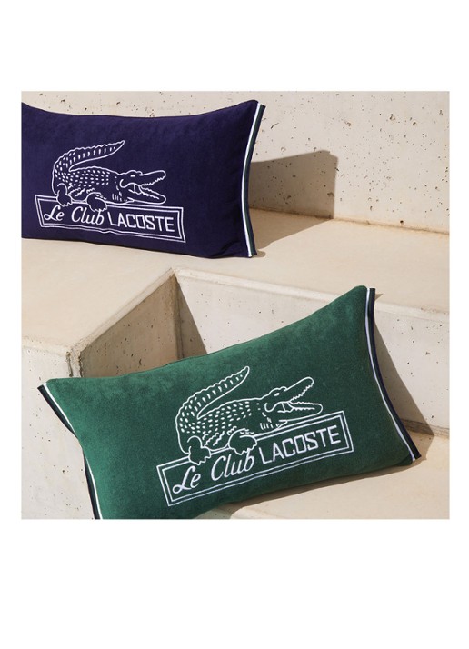 Lacoste L Le Club sierkussenhoes 33 x 57 cm  - detail 7 groen