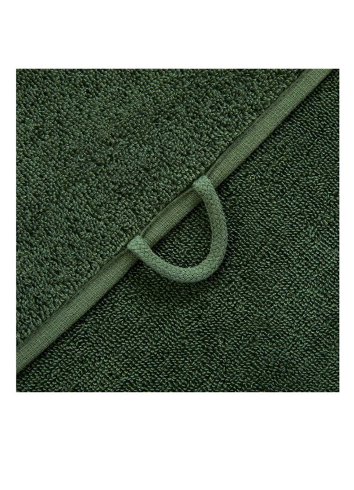Lacoste L Lecroco badhanddoek - 600 gr/m2 - 50 x 100 cm - detail 3 groen