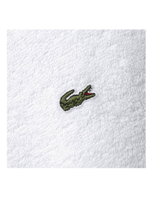 Lacoste L Lecroco badmat 50 x 70 cm - voorkant 2 wit