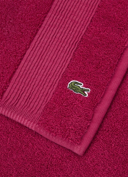 Lacoste L Lecroco badmat 50 x 70 cm - detail 2 kiwigroen