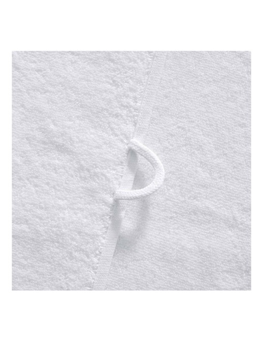 Lacoste L Lecroco gastendoek - 600 gr/m2 - 60 x 40 cm - achterkant 6 wit