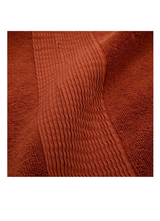 Lacoste L Lecroco gastendoek - 600 gr/m2 - 60 x 40 cm - achterkant donkeroranje
