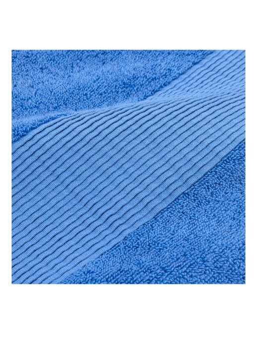 Lacoste L Lecroco gastendoek - 600 gr/m2 - 60 x 40 cm - achterkant blauw