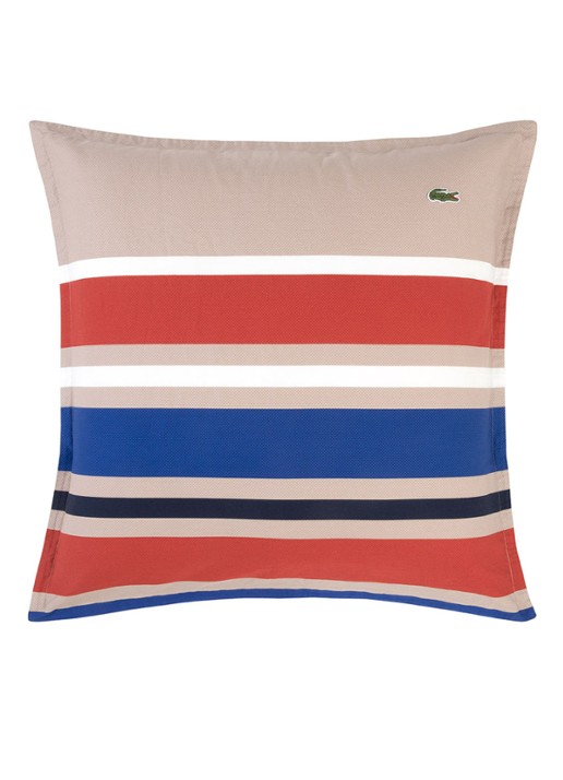Lacoste L Luz kussensloop van katoensatijn 300 TC  - detail 6 multicolor