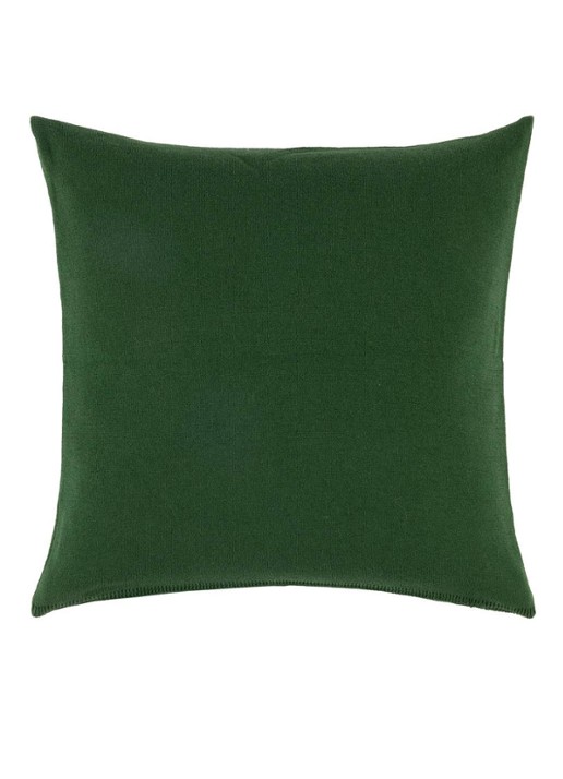 Lacoste L Reflet sierkussenhoes 45 x 45 cm - voorkant 2 bronsgroen