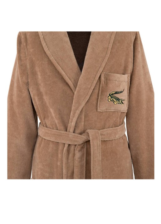 Lacoste L Rene badjas - unisex - detail 4 zand