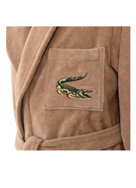 Lacoste L Rene badjas - unisex - detail 5 zand