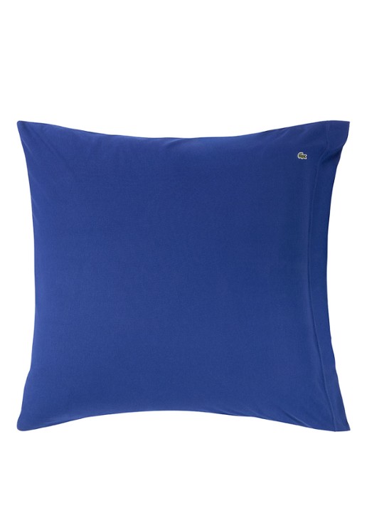 Lacoste Marine kussensloop van  katoen  - voorkant 3 royalblauw