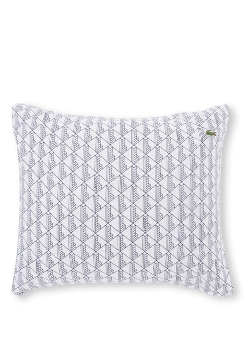 Lacoste Monogram kussensloop van katoen