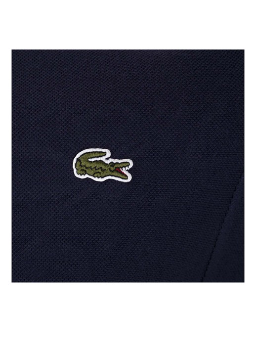 Lacoste Pique Marine kussensloop van katoen met logo 150TC - detail donkerblauw