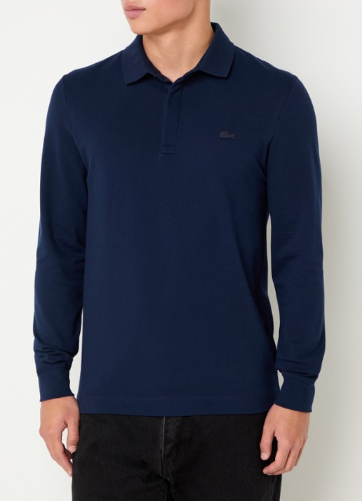 Lacoste Regular fit polo met logoborduring