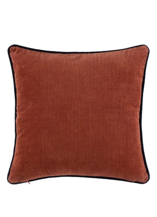 Lacoste Sierkussen 45 x 45 cm - voorkant 3 roodbruin