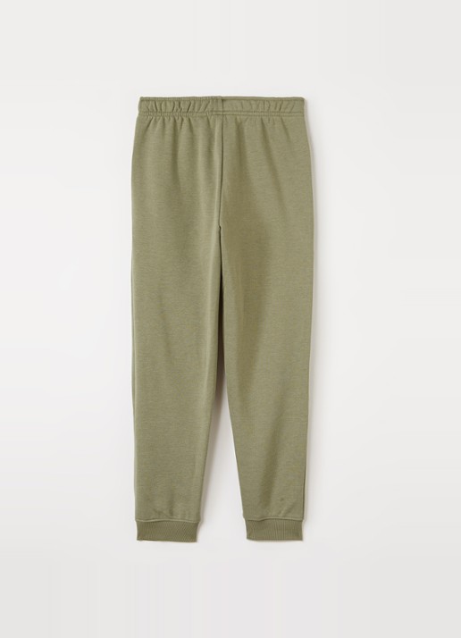 Lacoste Straight fit joggingbroek met logoborduring - voorkant 2 olijfgroen