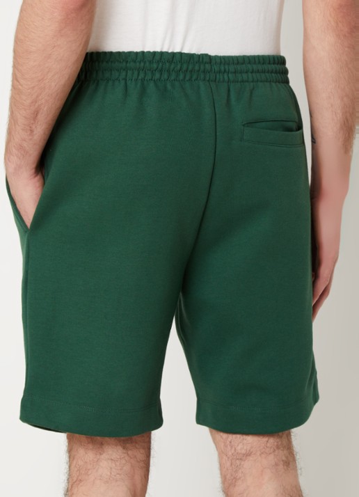 Lacoste Straight fit korte joggingbroek met steekzakken - achterkant 4 donkergroen