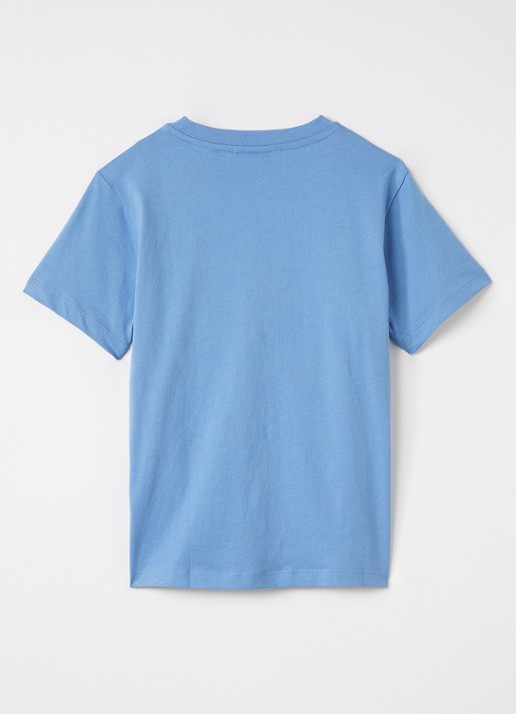 Lacoste T-shirt met logo - voorkant 2 blauw