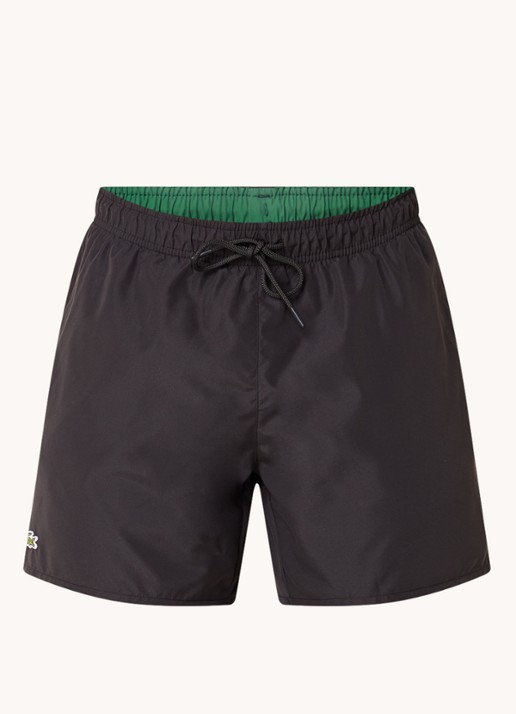 Lacoste Uni zwemshorts met logo en steekzakken
