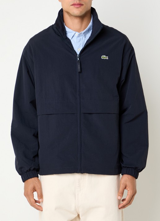 Lacoste Windjack met logo en ritszakken