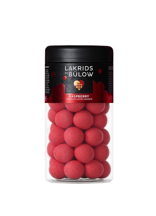 Lakrids by Bülow Regular Crispy Raspberry drop met chocolade 270 gram - voorkant undefined