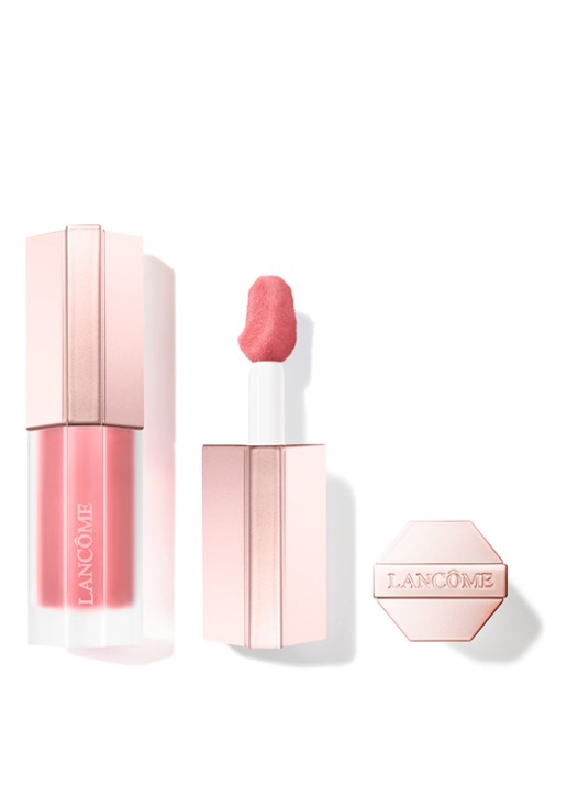 Lancôme Lip Idôle Cuddle Blur - vloeibare lipstick - voorkant 21 blushing blanket