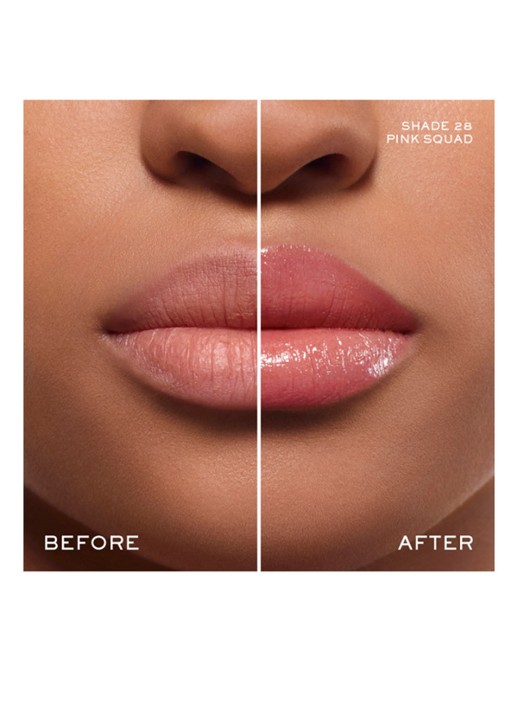 Lancôme Lip Idôle Squalane-12 Butterglow™ - getinte lipbalsem - detail 2 28 pink squad