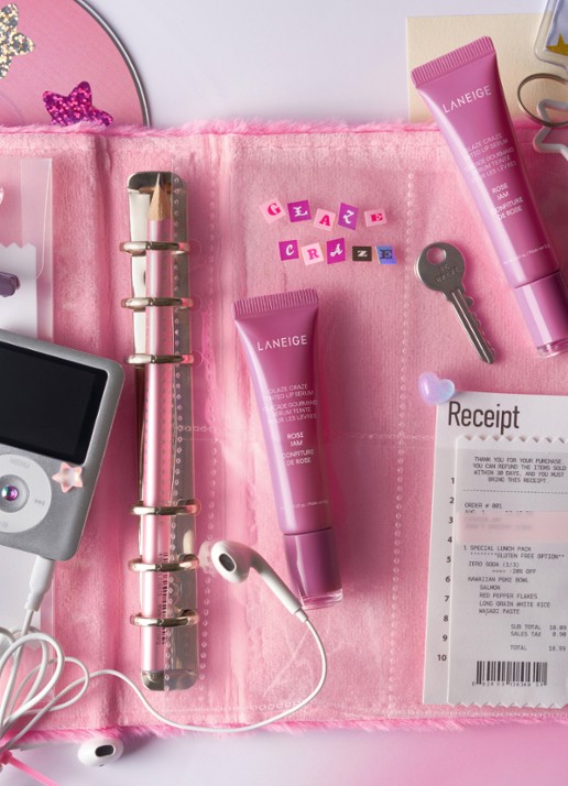 Laneige Glaze Craze Tinted Lip Serum - lipbalsem - detail 2 rose jam