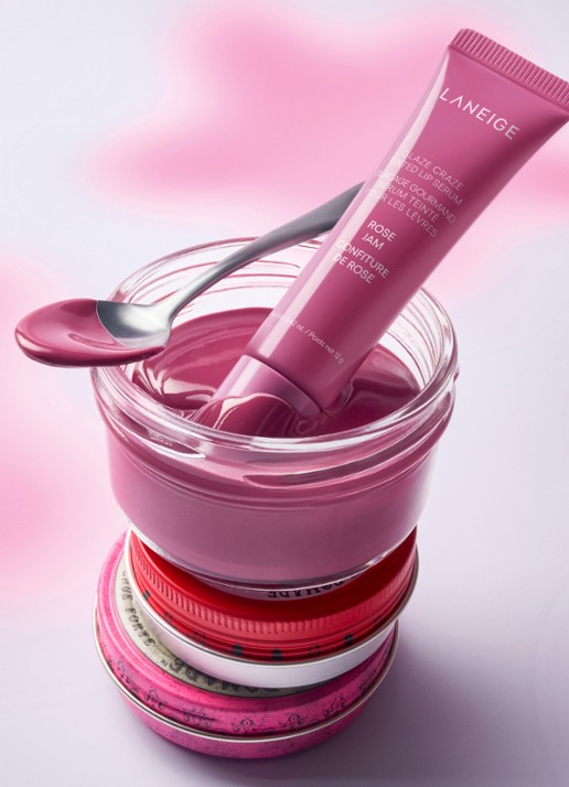 Laneige Glaze Craze Tinted Lip Serum - lipbalsem - detail 5 rose jam