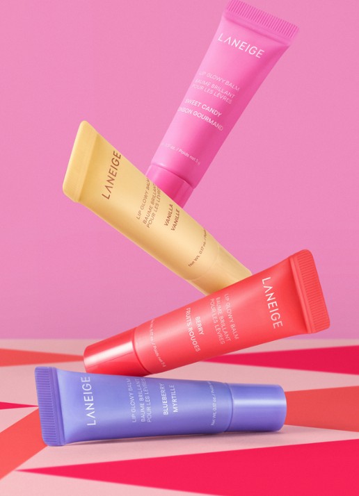 Laneige Glowy Lip Minis set - lipbalsem  - achterkant undefined