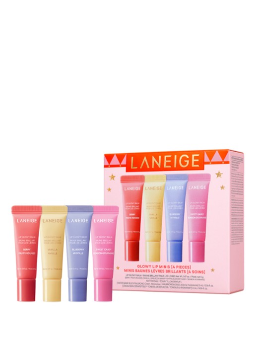 Laneige Glowy Lip Minis set - lipbalsem  - voorkant 6 undefined