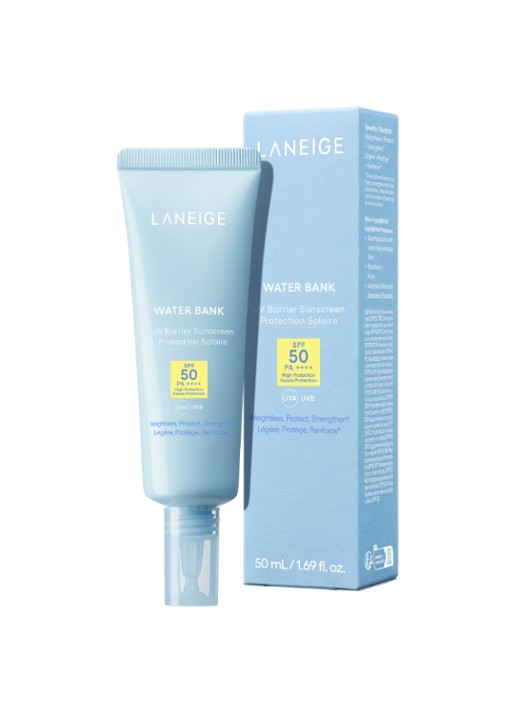 Laneige Water Bank UV Sunscreen SPF50+  - zonnebrand voor het gezicht - voorkant 2 undefined