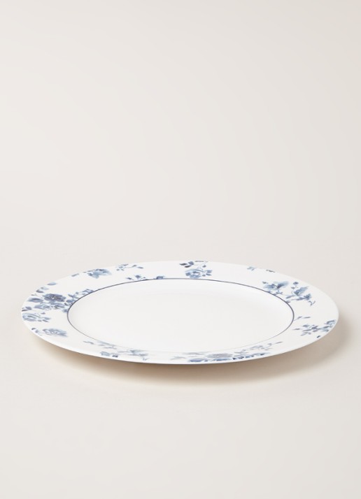 Laura Ashley Rose onderbord 30 cm - voorkant 2 wit