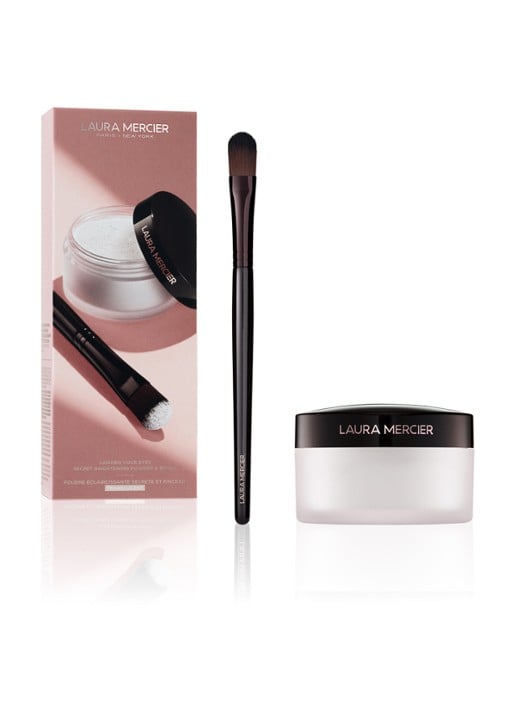 Laura Mercier Awaken Your Eyes Secret Brightening Powder & Brush - make-up set