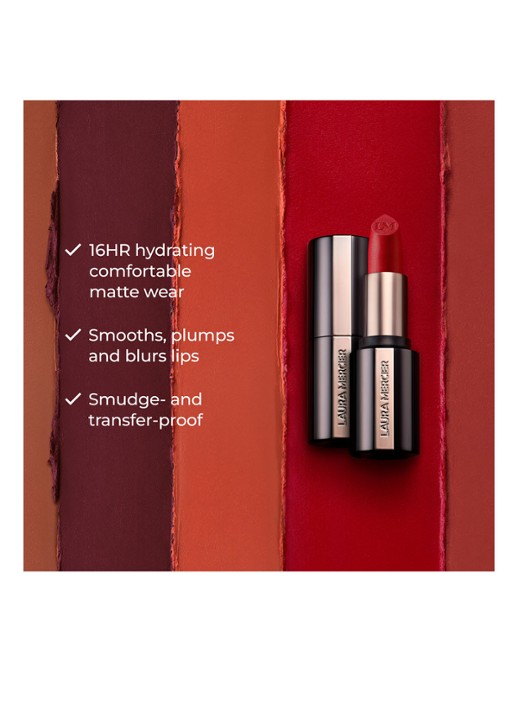 Laura Mercier Caviar Smoothing Matte Lipstick - detail 4 142 nude sateen