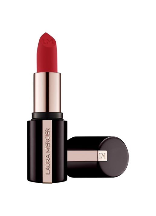 Laura Mercier Caviar Smoothing Matte Lipstick - voorkant 520 scarlet velvet